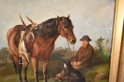 Lot 1123 - John Duvall (1816-1892) oil on canvas - The Sportsman's Bag, signed, 38cm x 51cm, in gilt frame