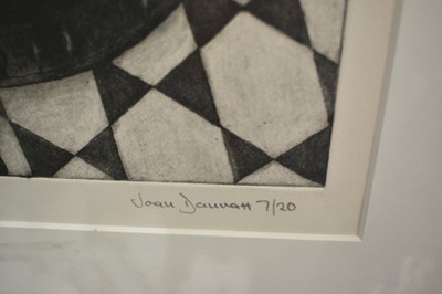Lot 909 - Joan Dannatt (b.1925) limited edition print - Early Georgian Room, signed and numbered 7/20, 30.5cm x 25.5cm, in glazed frame