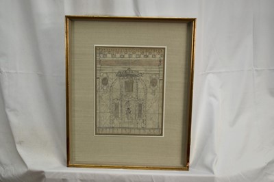 Lot 1063 - *Valerie Thornton (1931-1991) two signed limited edition etchings and aquatints - 'Le Besset', 32/75, 38cm x 55cm, 'Living in Peace' 13/45, 65cm x 49cm and a pencil drawing