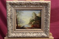 Lot 1406 - Late 19th century oil on canvas - exotic...