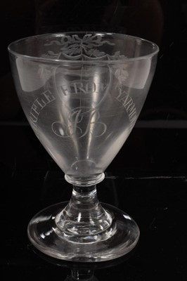 Lot 121 - 'A Trifle from Yarmouth' glass
