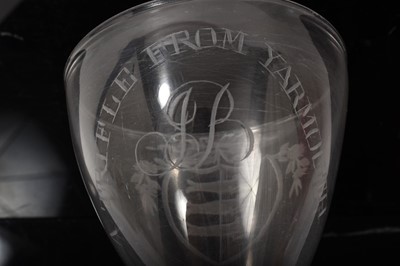 Lot 121 - 'A Trifle from Yarmouth' glass