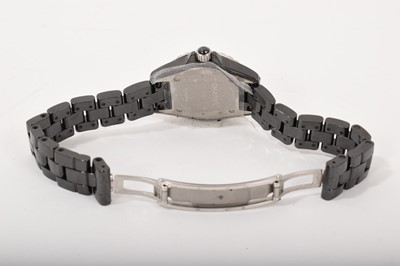 Lot 596 - Chanel J12 wristwatch, boxed with papers dated 23/12/2013