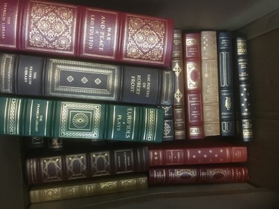 Lot 1676 - Large collection of Franklin Library of the World’s best loved books