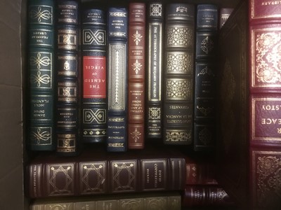 Lot 1676 - Large collection of Franklin Library of the World’s best loved books