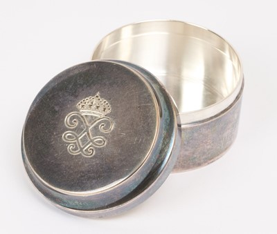 Lot 29 - Swedish Royal presentation silver pot in case