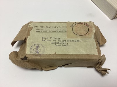 Lot 26 - The Wedding of HRH Princess Elizabeth to Prince Philip of Greece 1947, rare piece of wedding cake in box with original packaging
