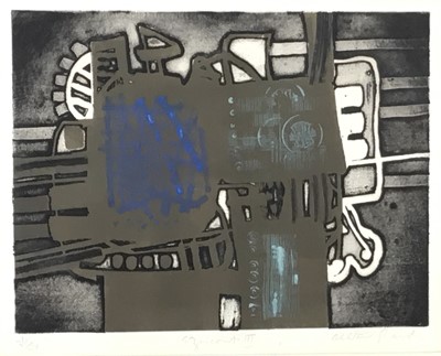 Lot 45 - Alistair Grant (1925-1997) 'Azincourt III', pencil singed, titled and numbered
