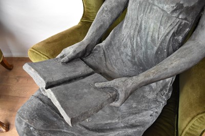 Lot 1578 - Susan Rodwell (contemporary) bronzed seated figure
