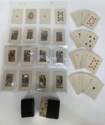 Lot 904 - Hall & Son 'Piquet' set of 52 reduced size