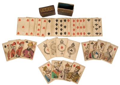Lot 911 - Complete deck of 52 Imperial Royal playing cards by S & J Fuller, circa 1830