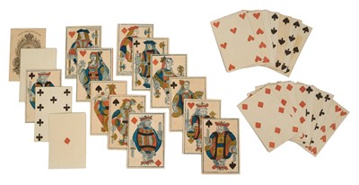 Lot 913 - Complete Piquet deck of 32 playing cards by Hardy & Sons, circa 1840