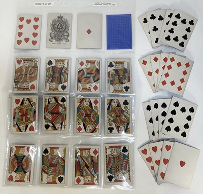 Lot 915 - Complete Piquet deck of 32 cards by Joseph Hunt & Sons, in fine condition, each approximately 9.5 x 6.3cm