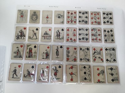 Lot 918 - Compete deck of 52 transformation cards by Maclure, Macdonald & Macgregor, circa 1870