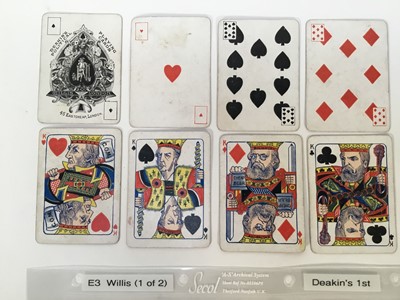 Lot 923 - Complete deck of 52 cards by Willis & Co. - Deakins's 1st circa 1886
