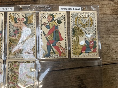 Lot 926 - Rare early set of 78 Belgian Tarot cards, circa 1750