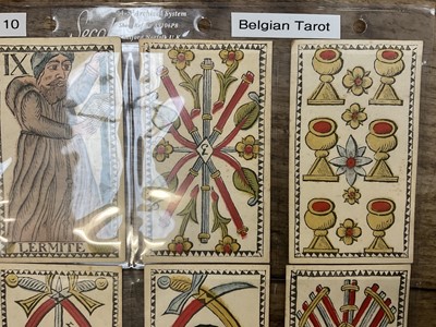 Lot 926 - Rare early set of 78 Belgian Tarot cards, circa 1750