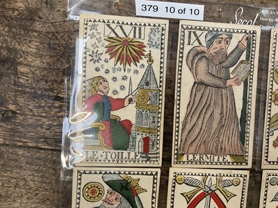 Lot 926 - Rare early set of 78 Belgian Tarot cards, circa 1750