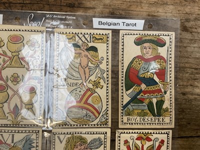 Lot 926 - Rare early set of 78 Belgian Tarot cards, circa 1750