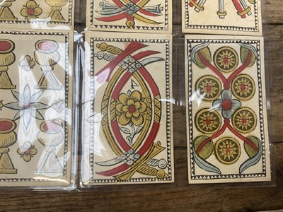 Lot 926 - Rare early set of 78 Belgian Tarot cards, circa 1750