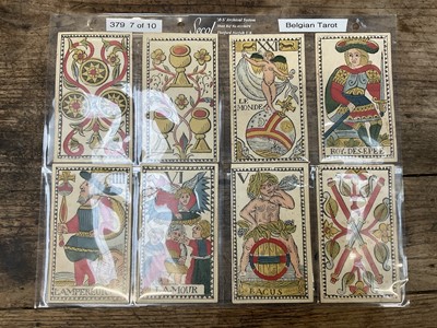 Lot 926 - Rare early set of 78 Belgian Tarot cards, circa 1750