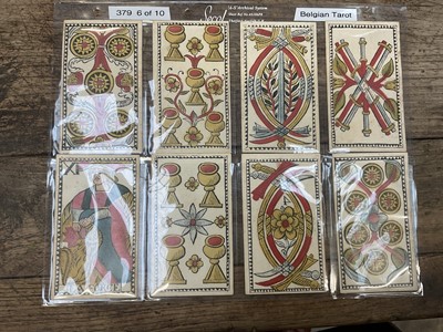 Lot 926 - Rare early set of 78 Belgian Tarot cards, circa 1750