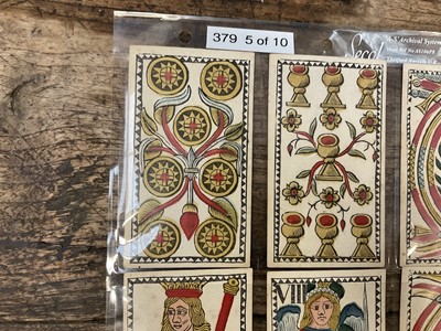 Lot 926 - Rare early set of 78 Belgian Tarot cards, circa 1750