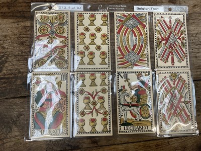 Lot 926 - Rare early set of 78 Belgian Tarot cards, circa 1750