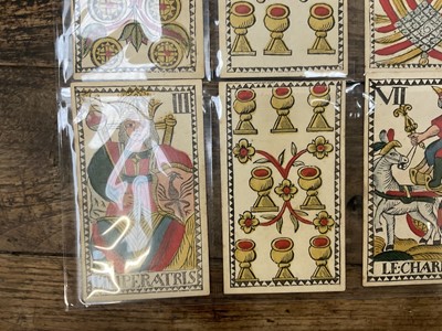 Lot 926 - Rare early set of 78 Belgian Tarot cards, circa 1750