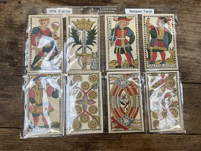 Lot 926 - Rare early set of 78 Belgian Tarot cards, circa 1750