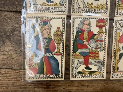 Lot 926 - Rare early set of 78 Belgian Tarot cards, circa 1750