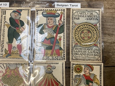 Lot 926 - Rare early set of 78 Belgian Tarot cards, circa 1750