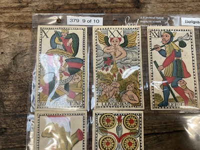 Lot 926 - Rare early set of 78 Belgian Tarot cards, circa 1750