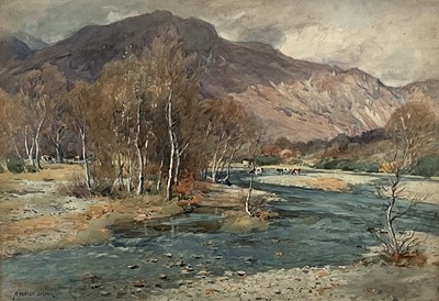Lot 160 - Alfred Heaton Cooper (1863-1929) watercolour landscape, dated 1902, probably a Lake District scene