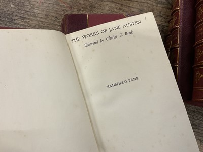 Lot 948 - Jane Austen - The Works of Jane Austen, illustrated by Charles E. Brock
