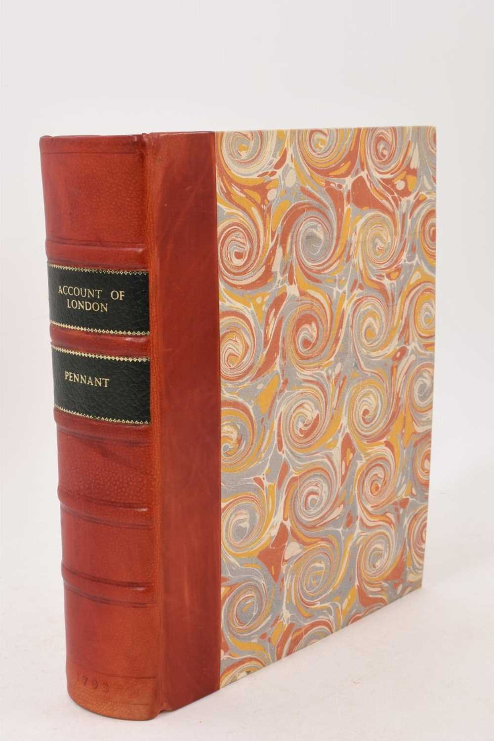 Lot 964 - Pennant - Some Account of London, third edition, London: Printed for Robert Faulder, 1793