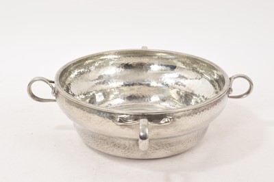 Lot 979 - Tudric pewter four handled dish 01175