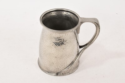 Lot 980 - Tudric hammered tankard