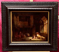 Lot 1541 - Jan Van Lil, mid-19th century Dutch School oil...