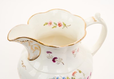 Lot 46 - H.M. Queen Victoria Buckingham Palace jug with painted floral sprays