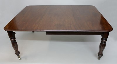 Lot 1663 - Victorian mahogany extending dining table