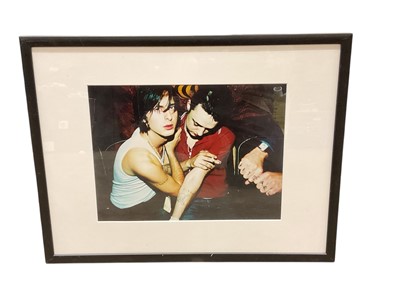 Lot 318 - Roger Sargent, limited edition print of Pete Doherty and Carl Barat of The Libertines, entitled 'Chatham, Kent, October 8th 2003', purchased from Proud Galleries in 2004 (7/25)