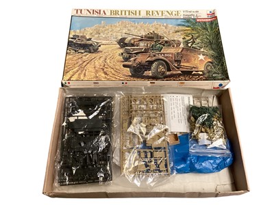 Lot 313 - ESCI D Day - The Longest Day & Tunisia, Monogram & other model kits (1 box)