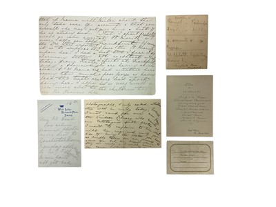 Lot 39 - Sir Alexander Nelson Hood, 5th Duke of Brontë, KCVO, OCI (1854-1938) - fascinating group of correspondence