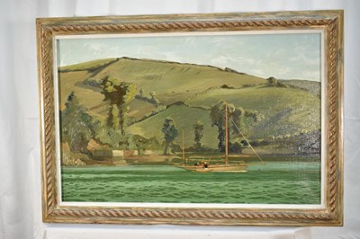 Lot 1250 - *Charles Pears (1873-1958) oil on canvas - Yachting in the Fal Estuary, signed, framed