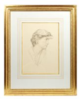 Lot 12 - Richard Stone (b. 1951), portrait study of...