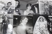 Lot 17 - A collection of 1980s black and white press...