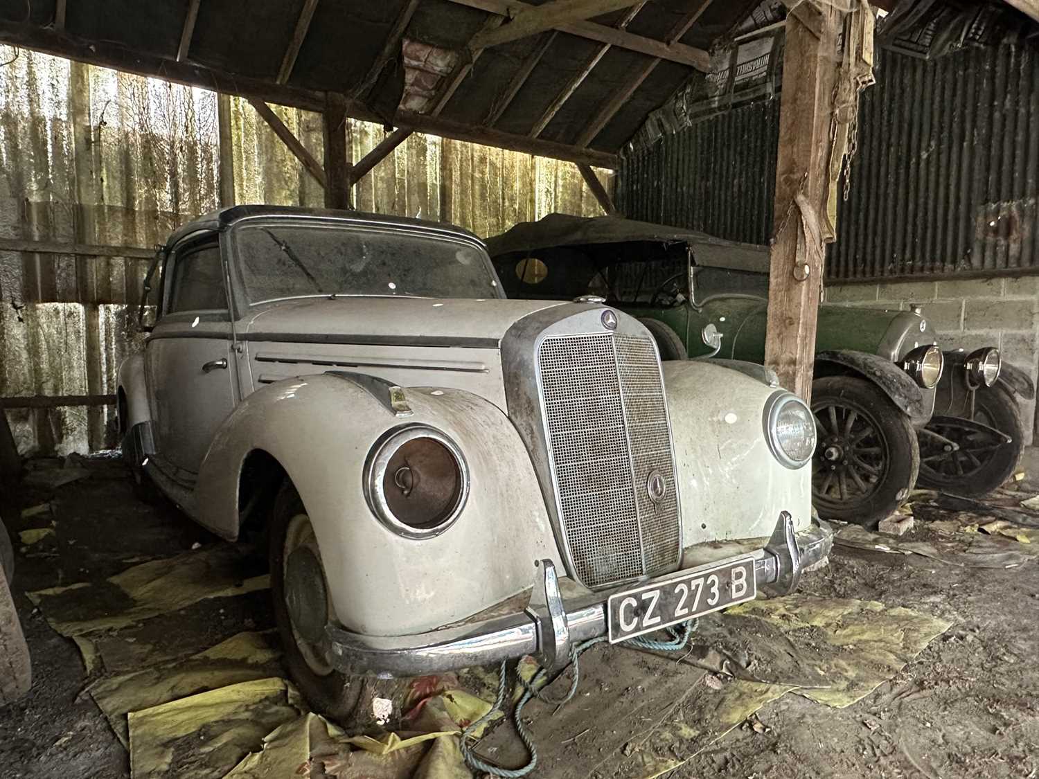 Lot 3 - 1952 Mercedes - Benz 220 Type A Cabriolet, reg. no. FCF 902D