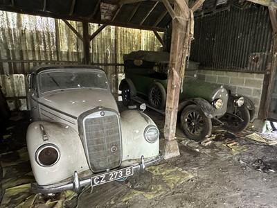 Lot 3 - 1952 Mercedes - Benz 220 Type A Cabriolet, reg. no. FCF 902D