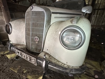 Lot 3 - 1952 Mercedes - Benz 220 Type A Cabriolet, reg. no. FCF 902D